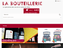 Tablet Screenshot of labouteillerie.com